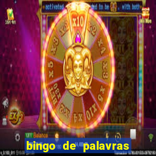 bingo de palavras de natal